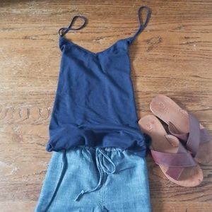 vince. cotton cami/tank